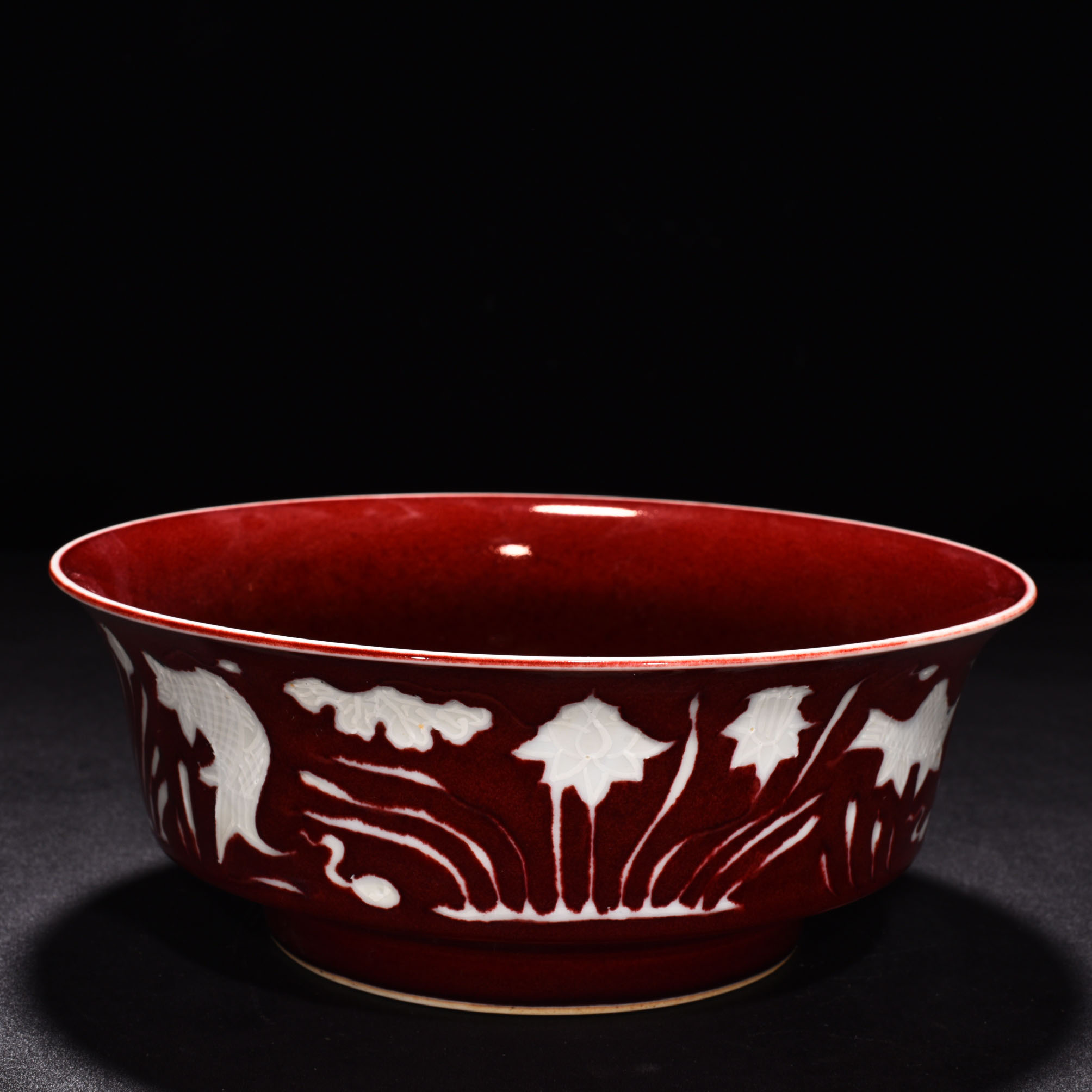 Ming Dyasty Xuande Ji red glaze bowl