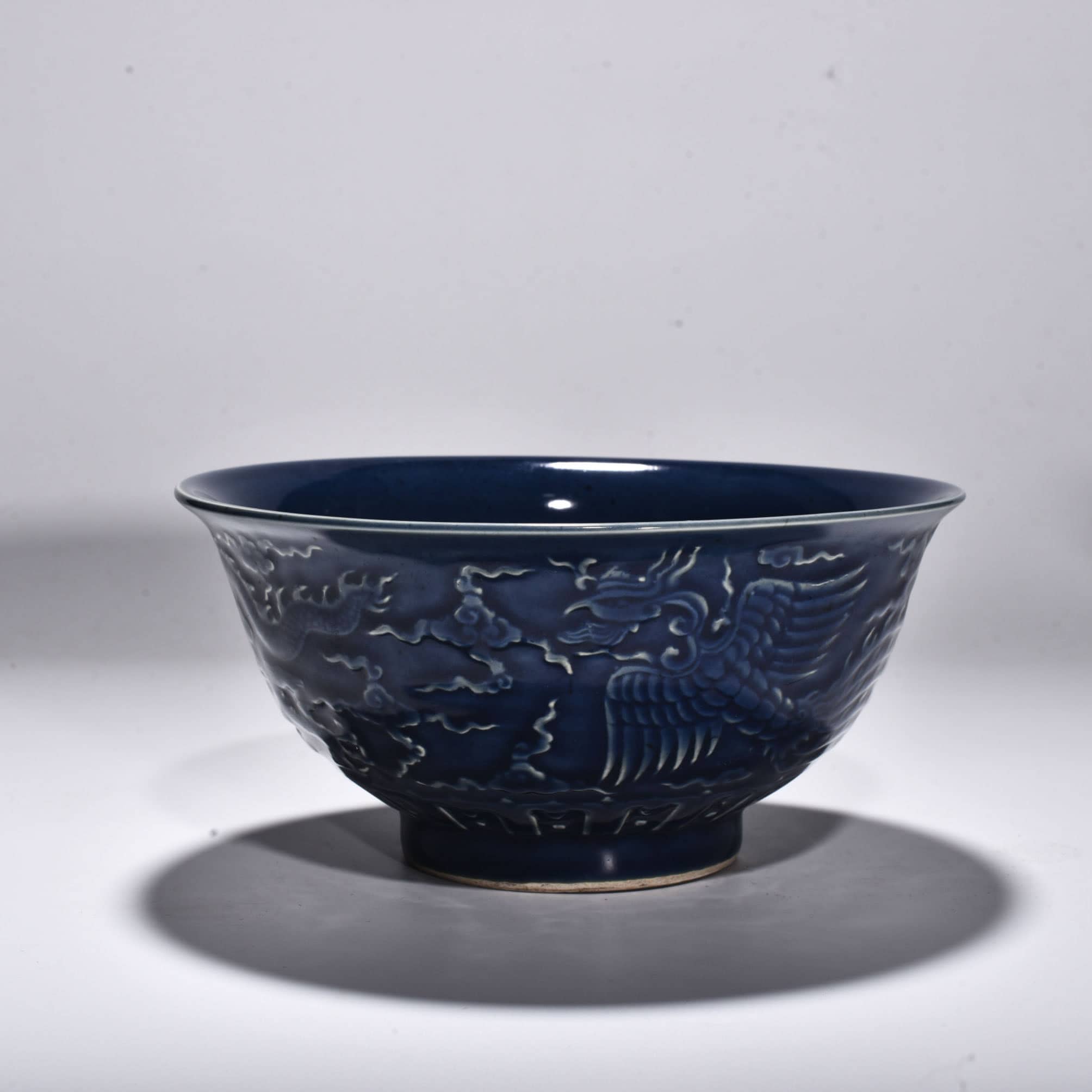 Ming Dynasty Xuande blue glazed bowl