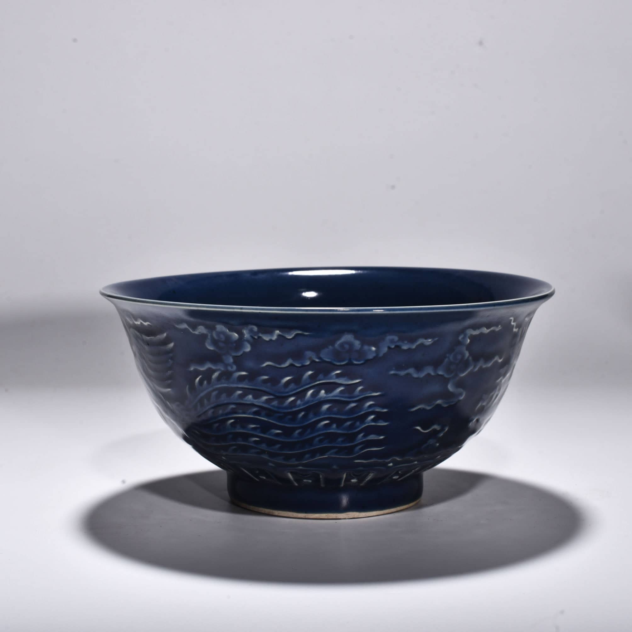 Ming Dynasty Xuande blue glazed bowl