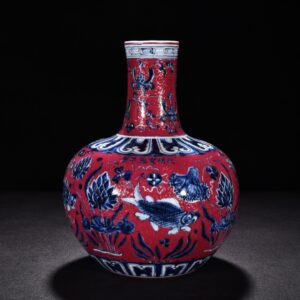 Ming Dynasty Xuande blue and white celestial vase