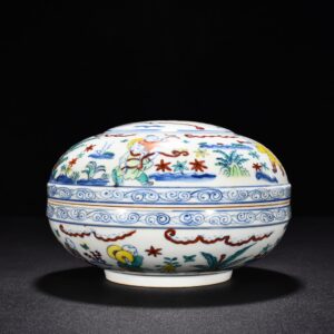 Ming Dynasty Cheng Huadou colorful fruit box