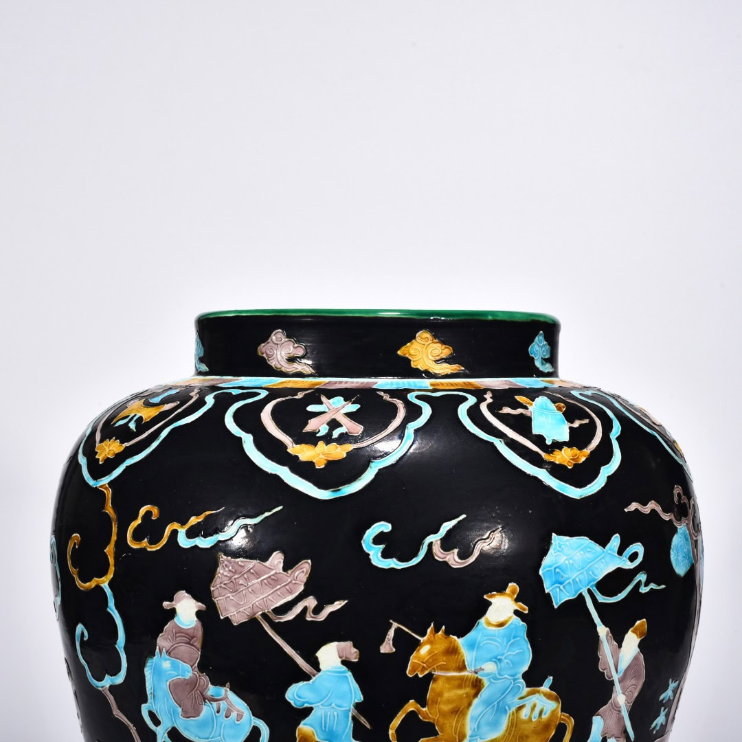 Ming Dynasty Yongle enamel jar