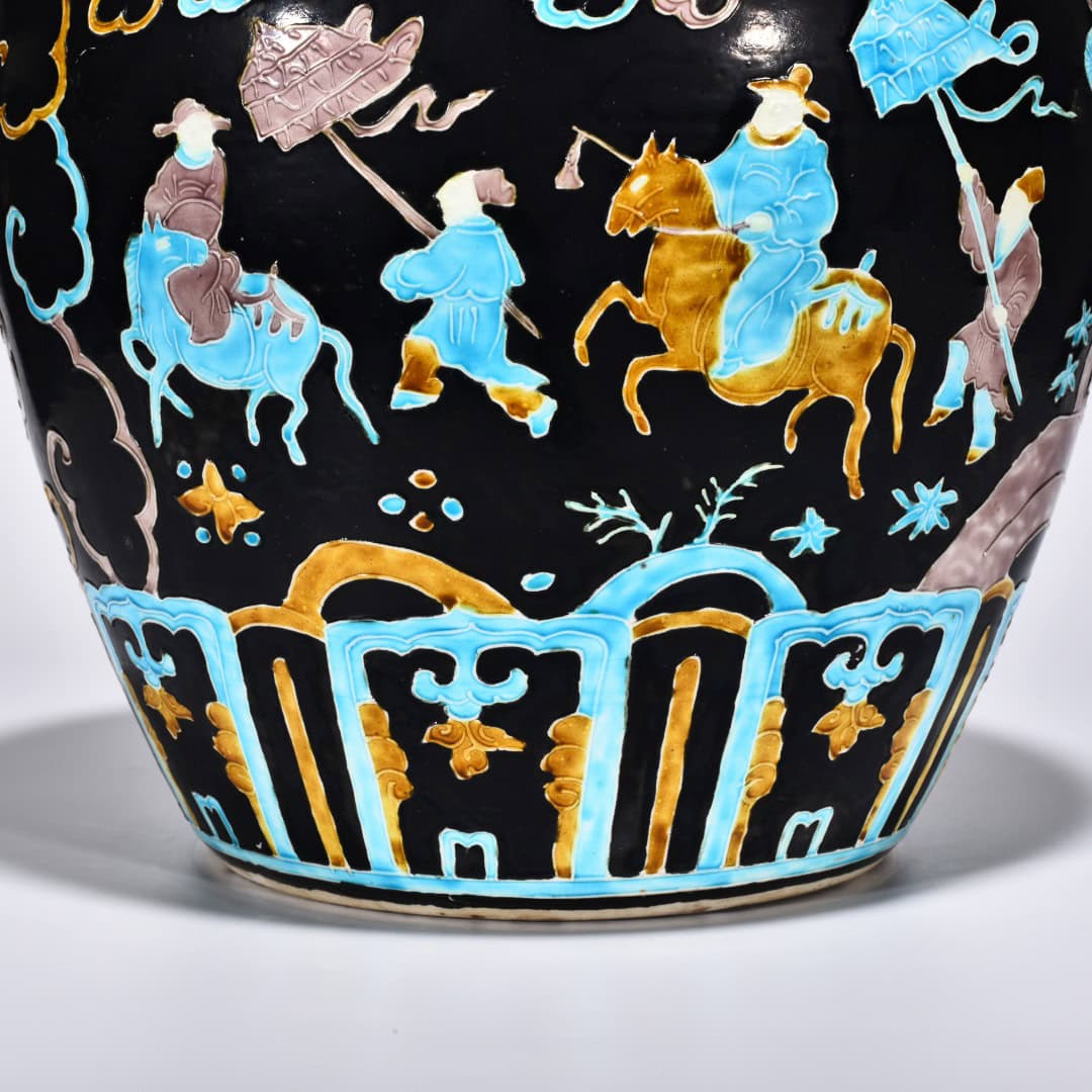 Ming Dynasty Yongle enamel jar