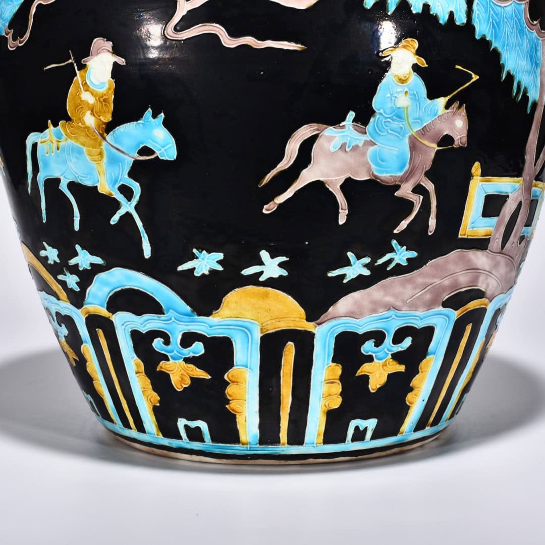 Ming Dynasty Yongle enamel jar