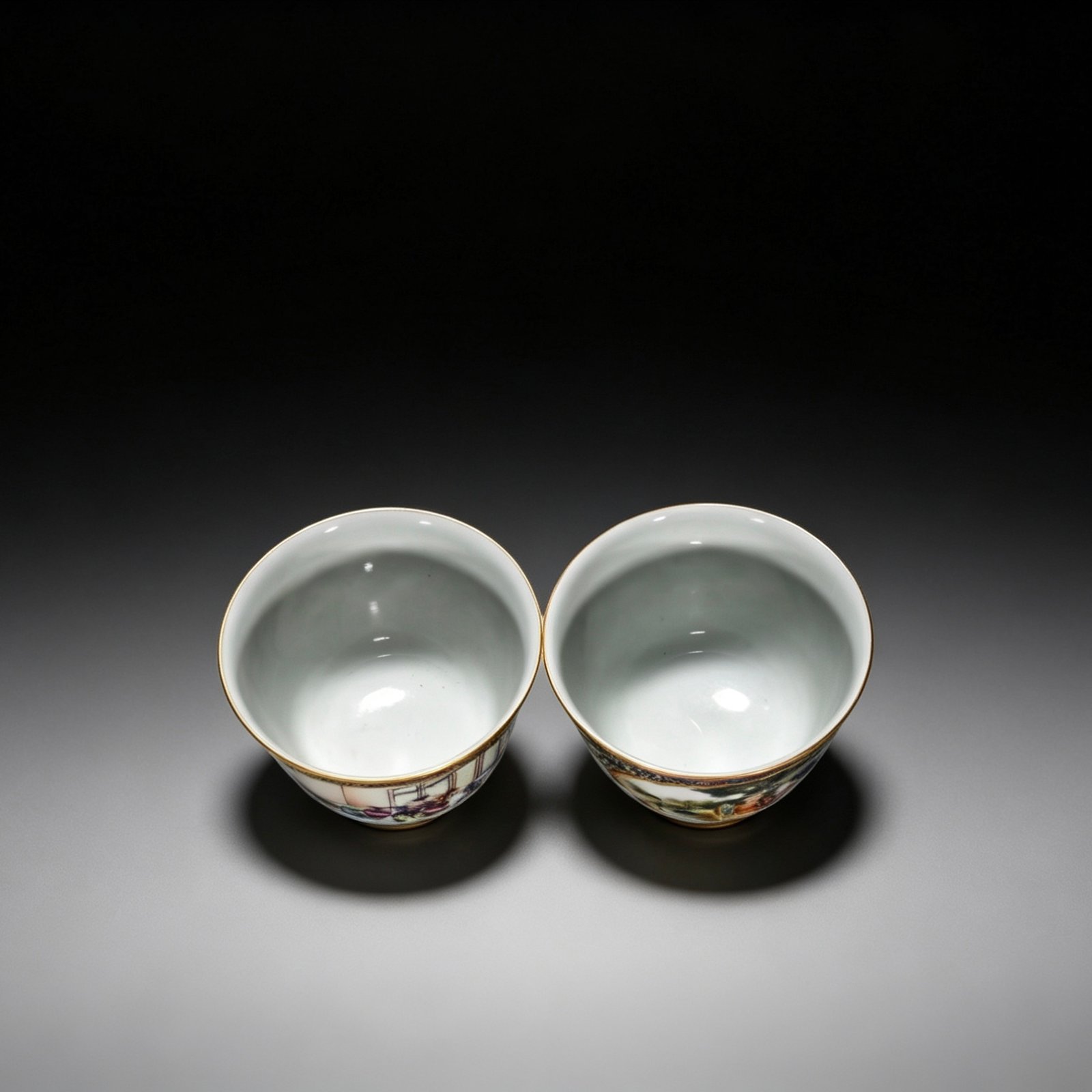 Qing Dynasty Qianlong enamel Gu Yuexuan cup