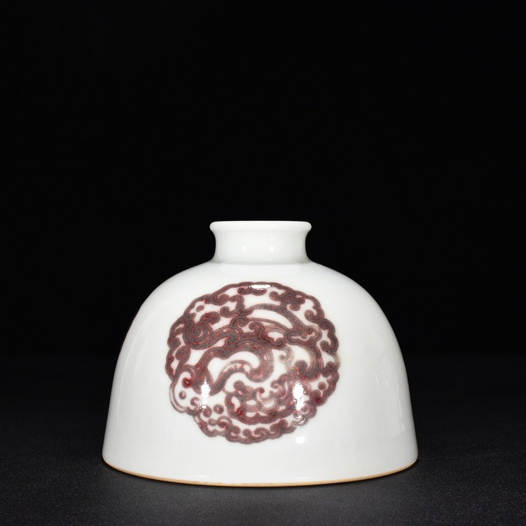 Qing Dynasty Kangxi underglaze red dragon Taibai Zun