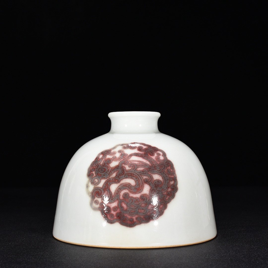 Qing Dynasty Kangxi underglaze red dragon Taibai Zun