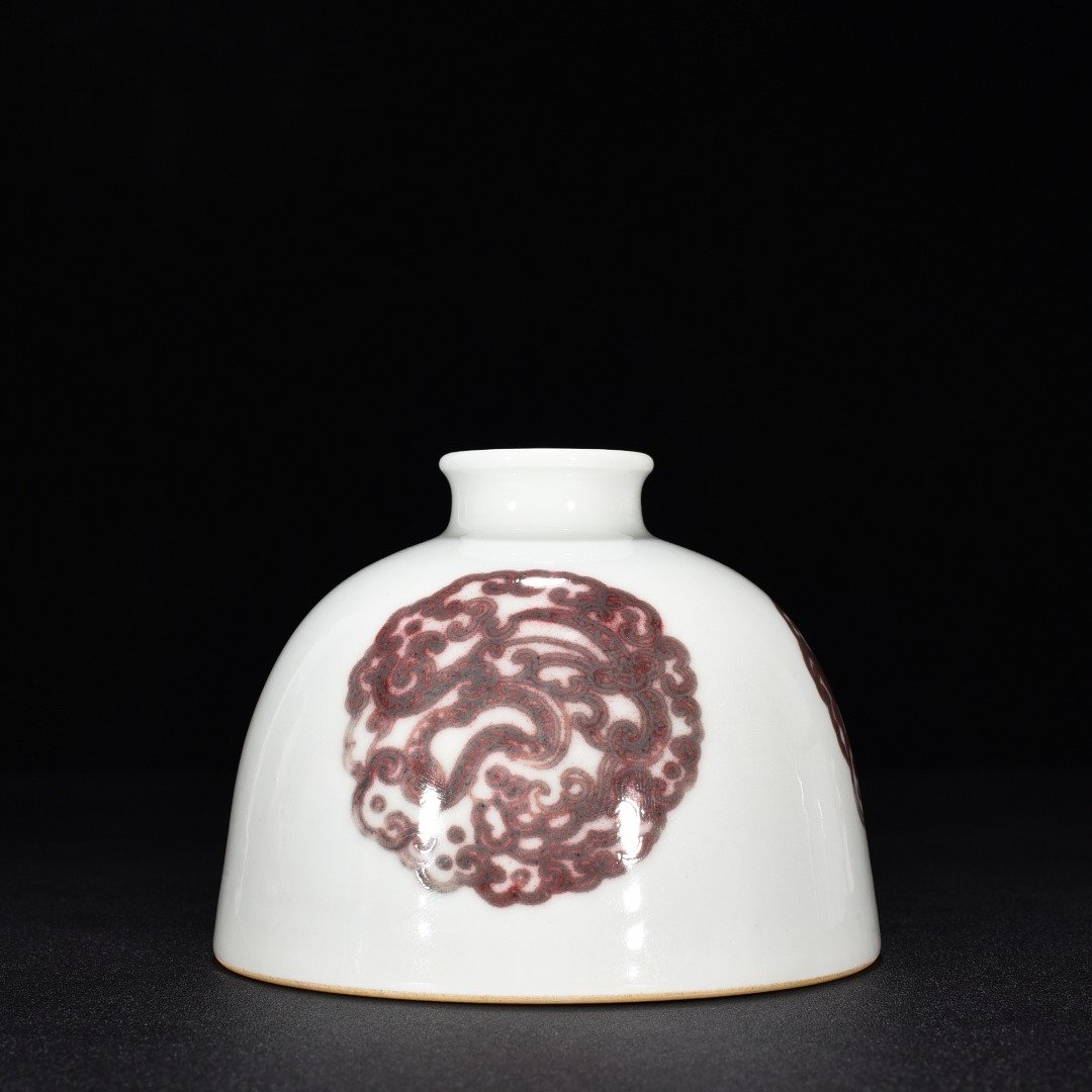 Qing Dynasty Kangxi underglaze red dragon Taibai Zun