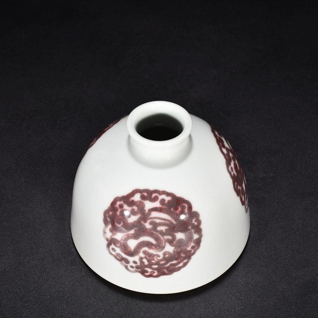 Qing Dynasty Kangxi underglaze red dragon Taibai Zun