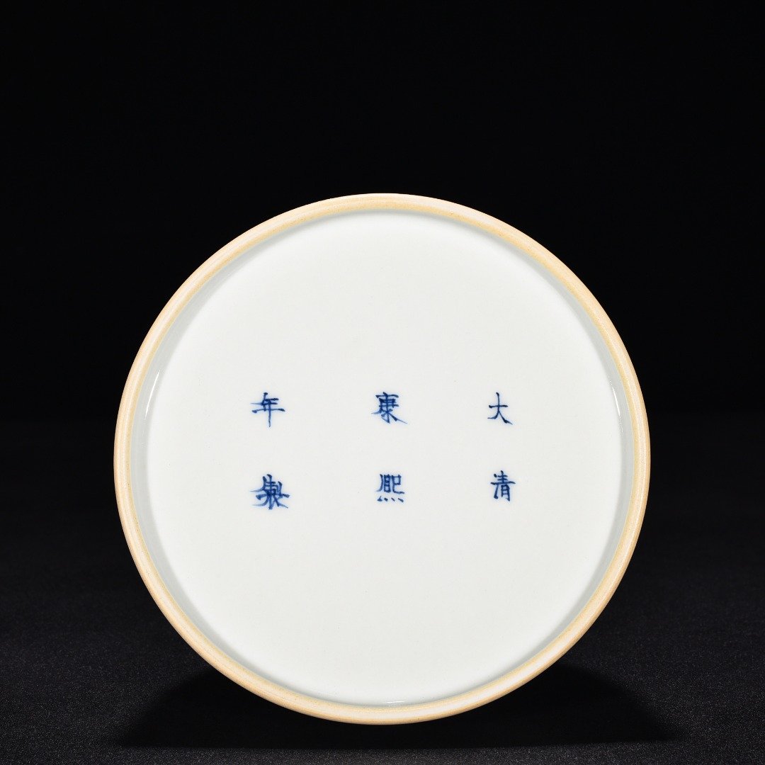 Qing Dynasty Kangxi underglaze red dragon Taibai Zun
