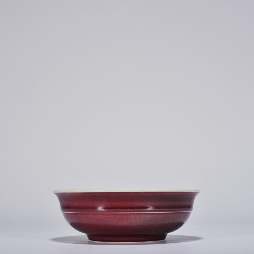 Qing Dynasty Kangxi Ji red glaze bowl