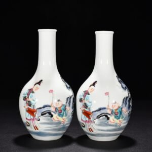 Qing Dynasty Yongzheng Godson Character Bile Vase