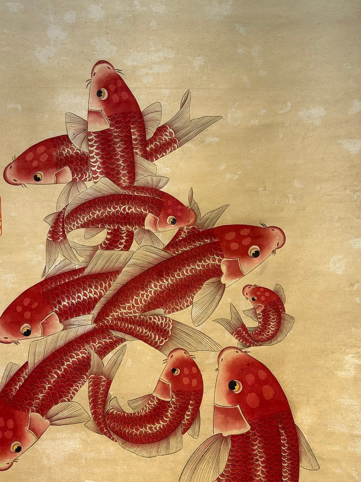 Chinese scroll painting Aixinjueluo Yinzhen