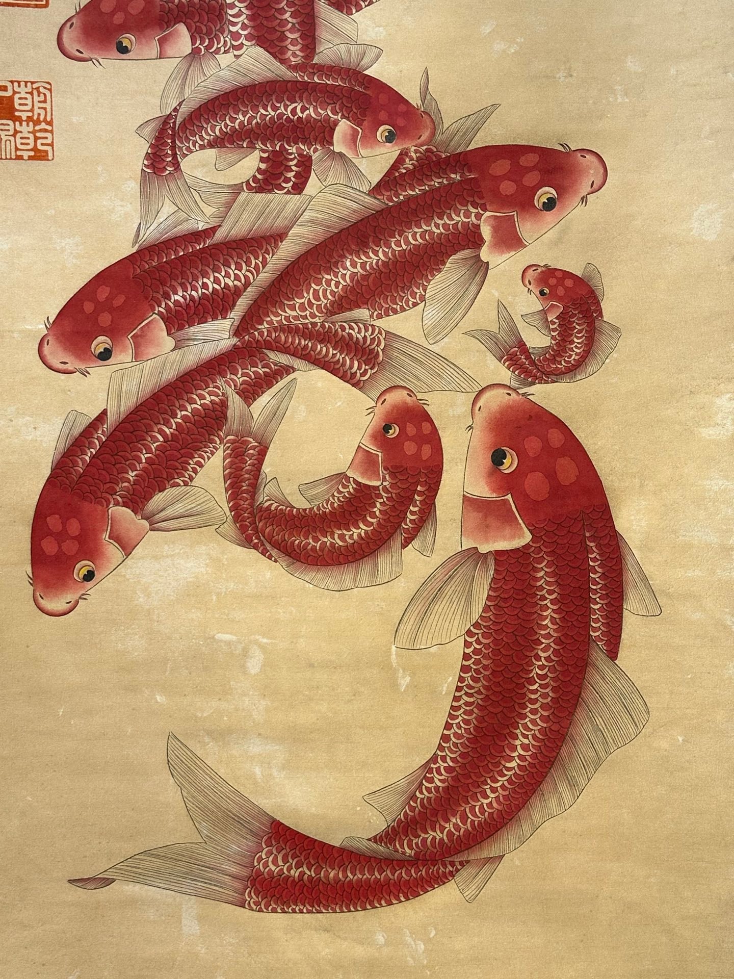 Chinese scroll painting Aixinjueluo Yinzhen