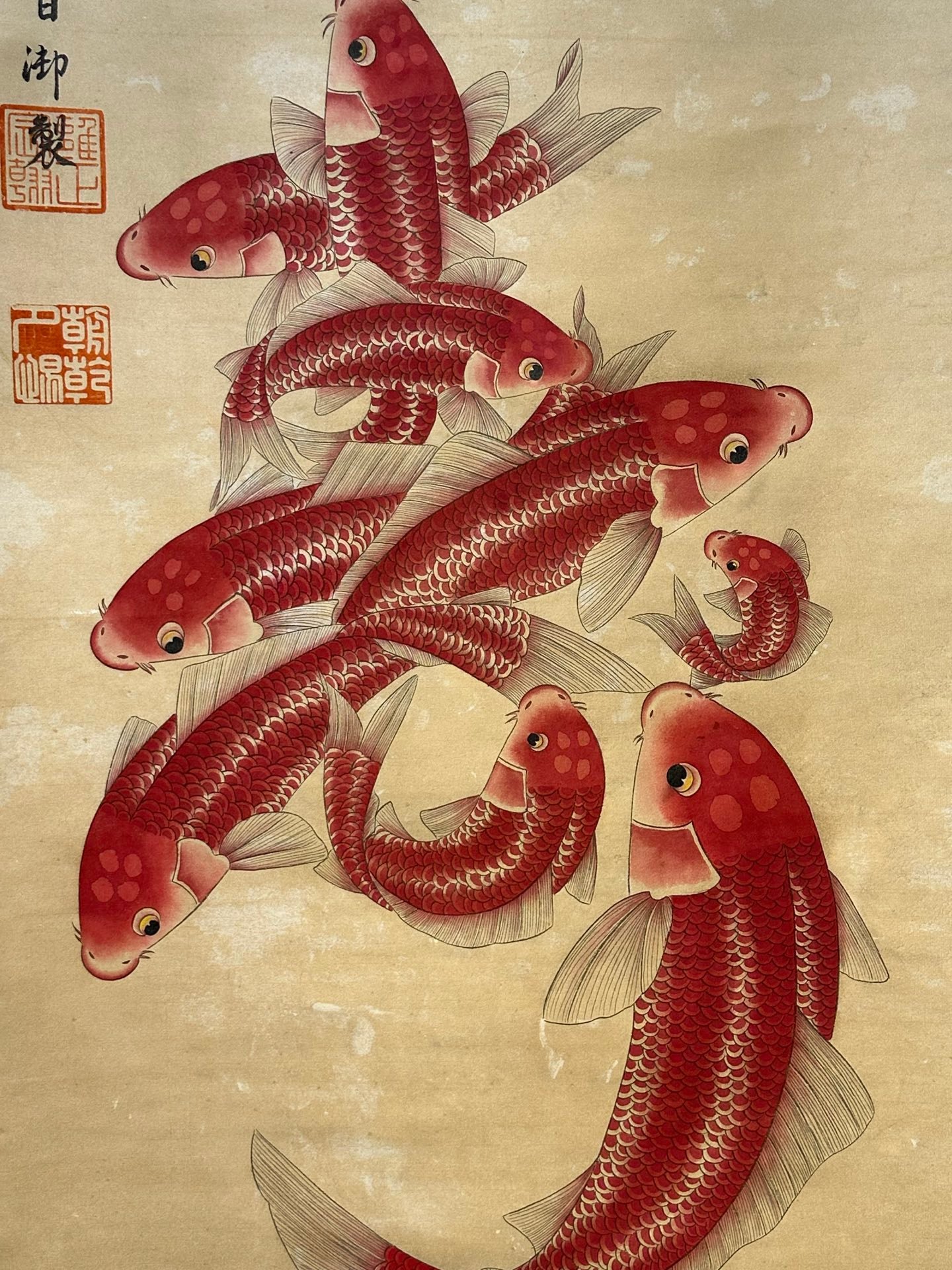 Chinese scroll painting Aixinjueluo Yinzhen