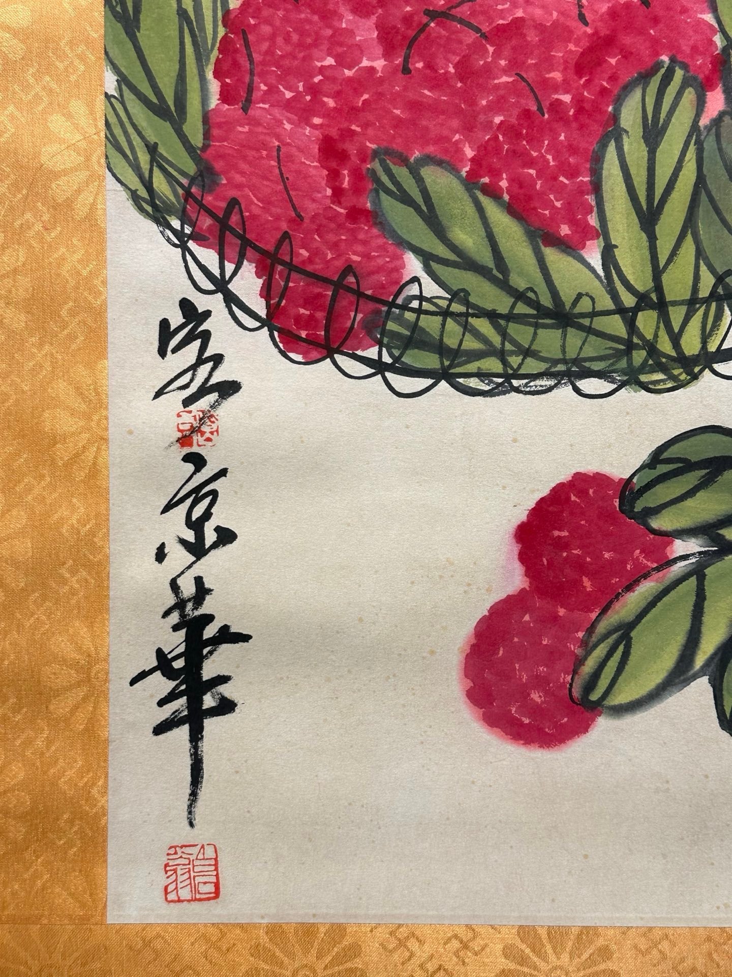 Chinese scroll painting Qi Baishi