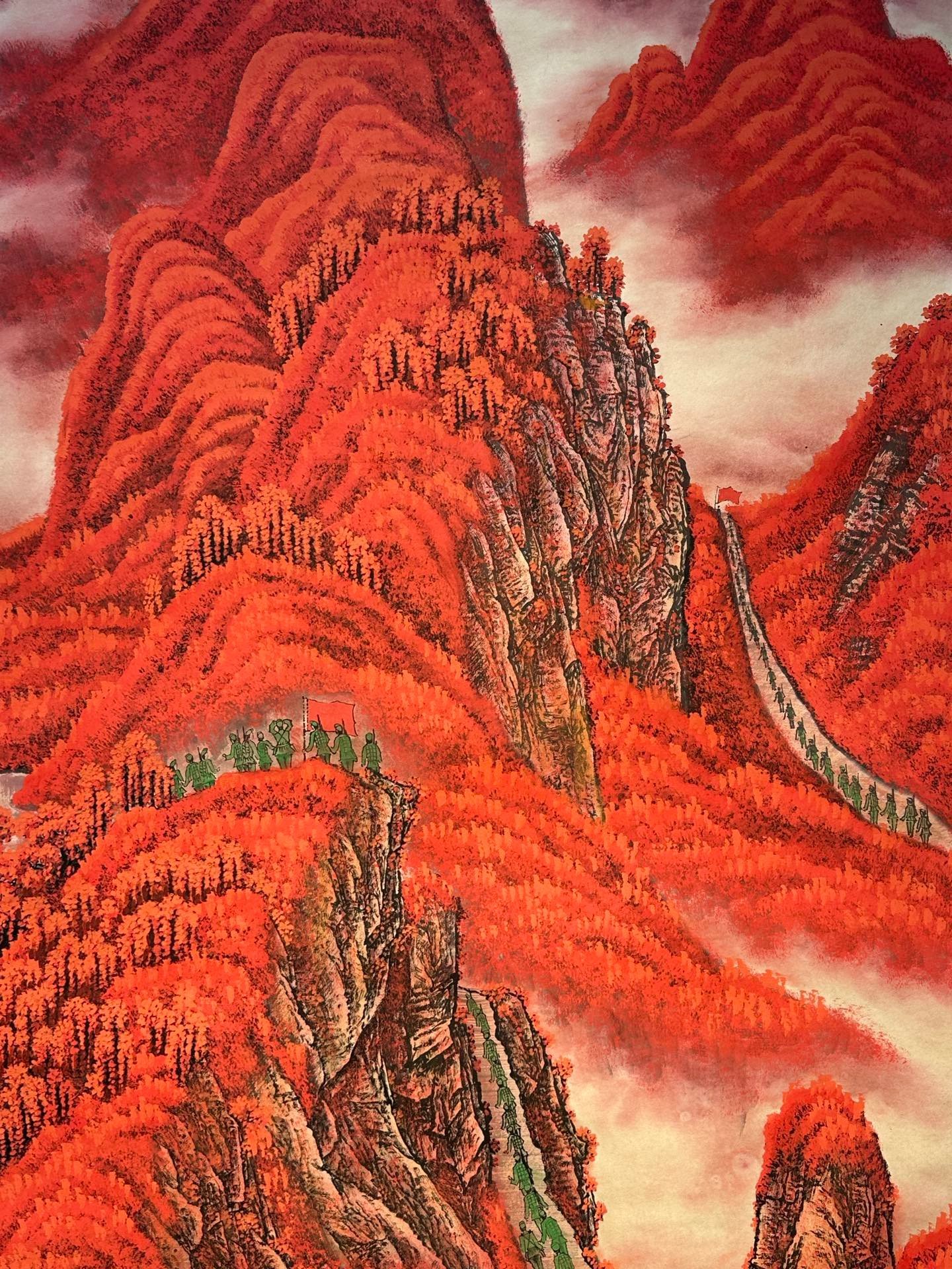 Chinese scroll painting Li Keran