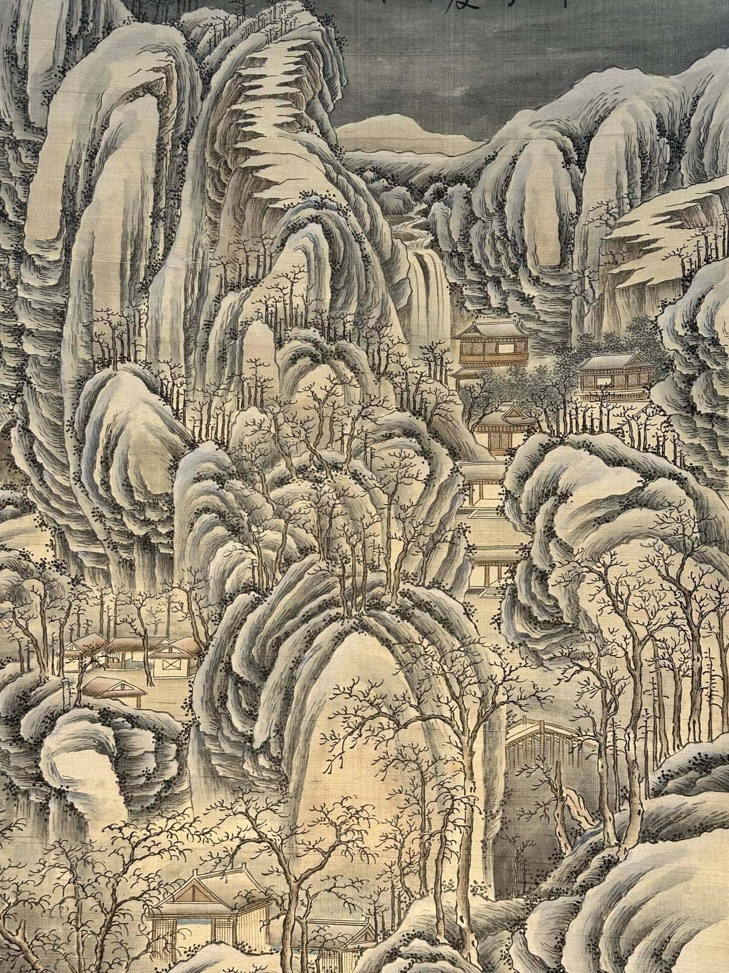 Chinese scroll painting Zhang Daqian