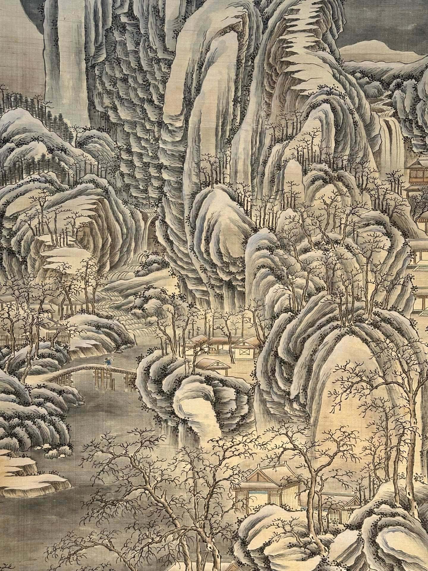 Chinese scroll painting Zhang Daqian