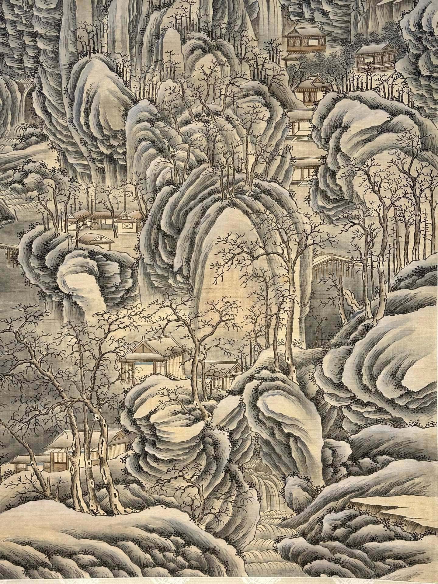 Chinese scroll painting Zhang Daqian