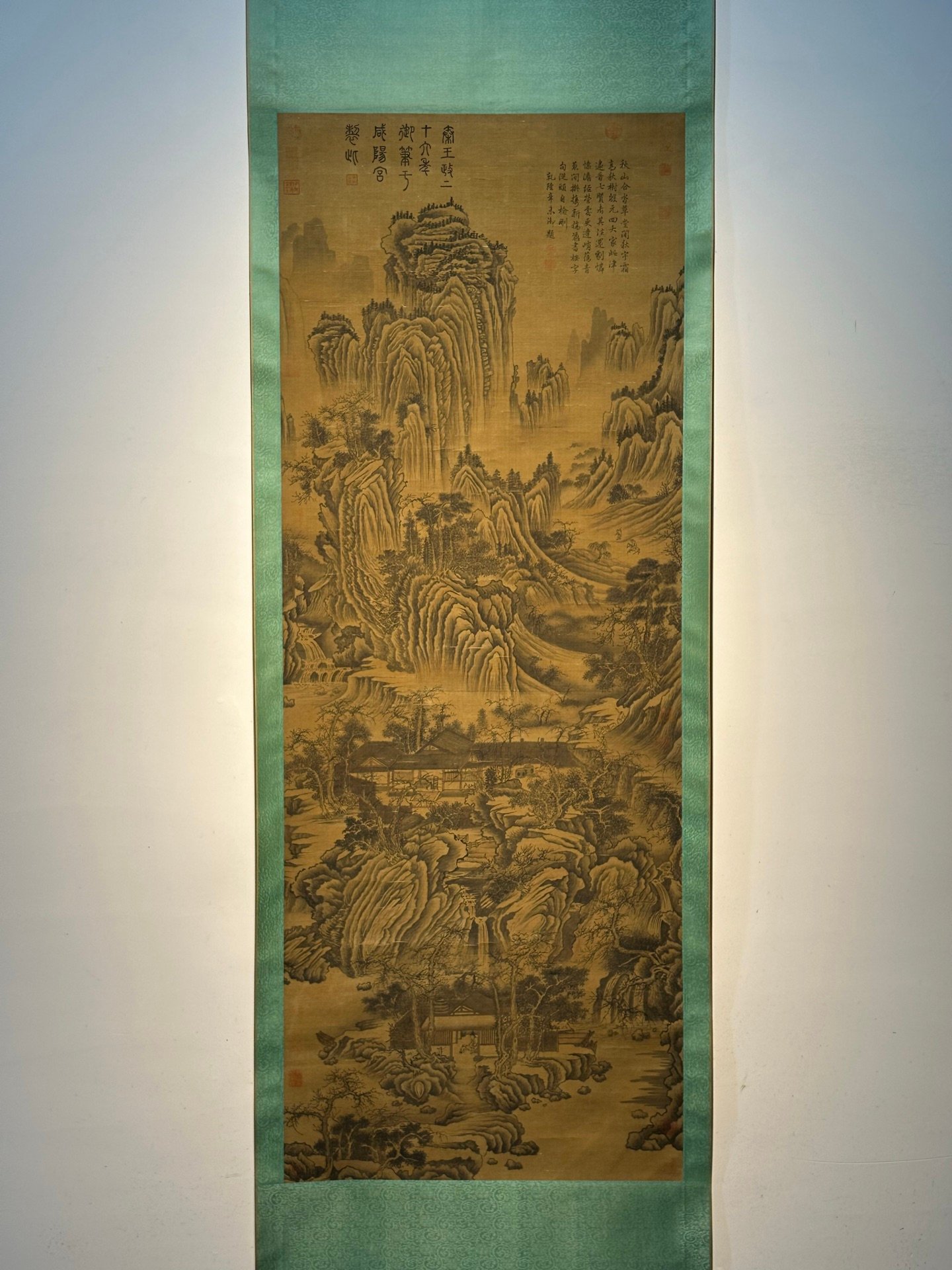 Chinese scroll painting Qin Shi Huang Ying Zheng