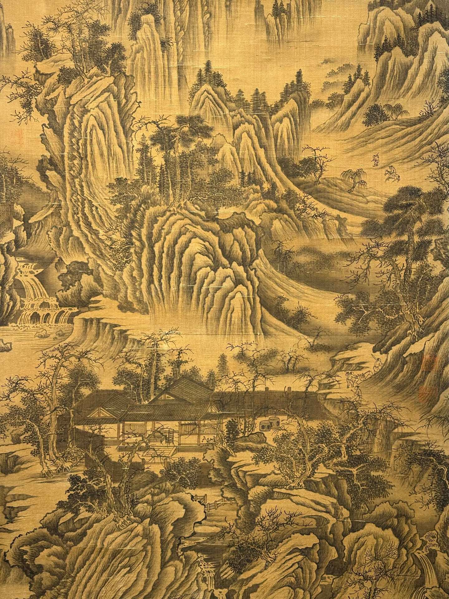 Chinese scroll painting Qin Shi Huang Ying Zheng