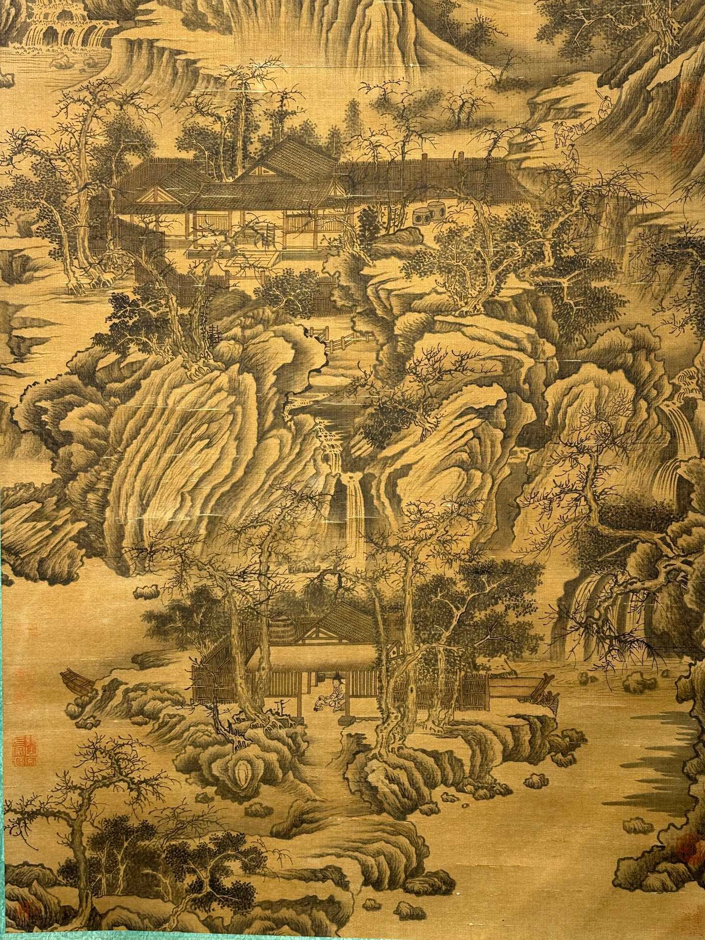 Chinese scroll painting Qin Shi Huang Ying Zheng