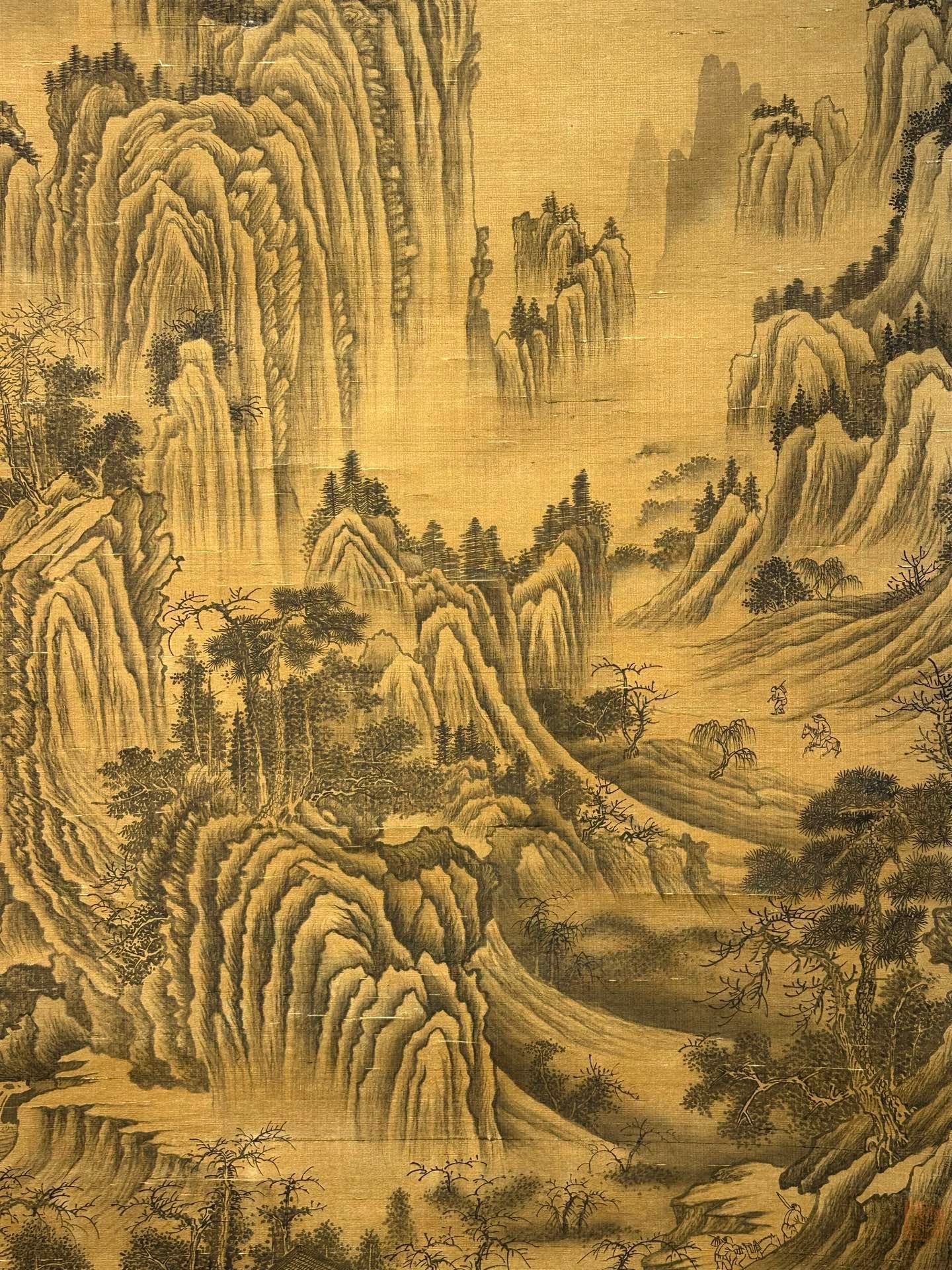 Chinese scroll painting Qin Shi Huang Ying Zheng