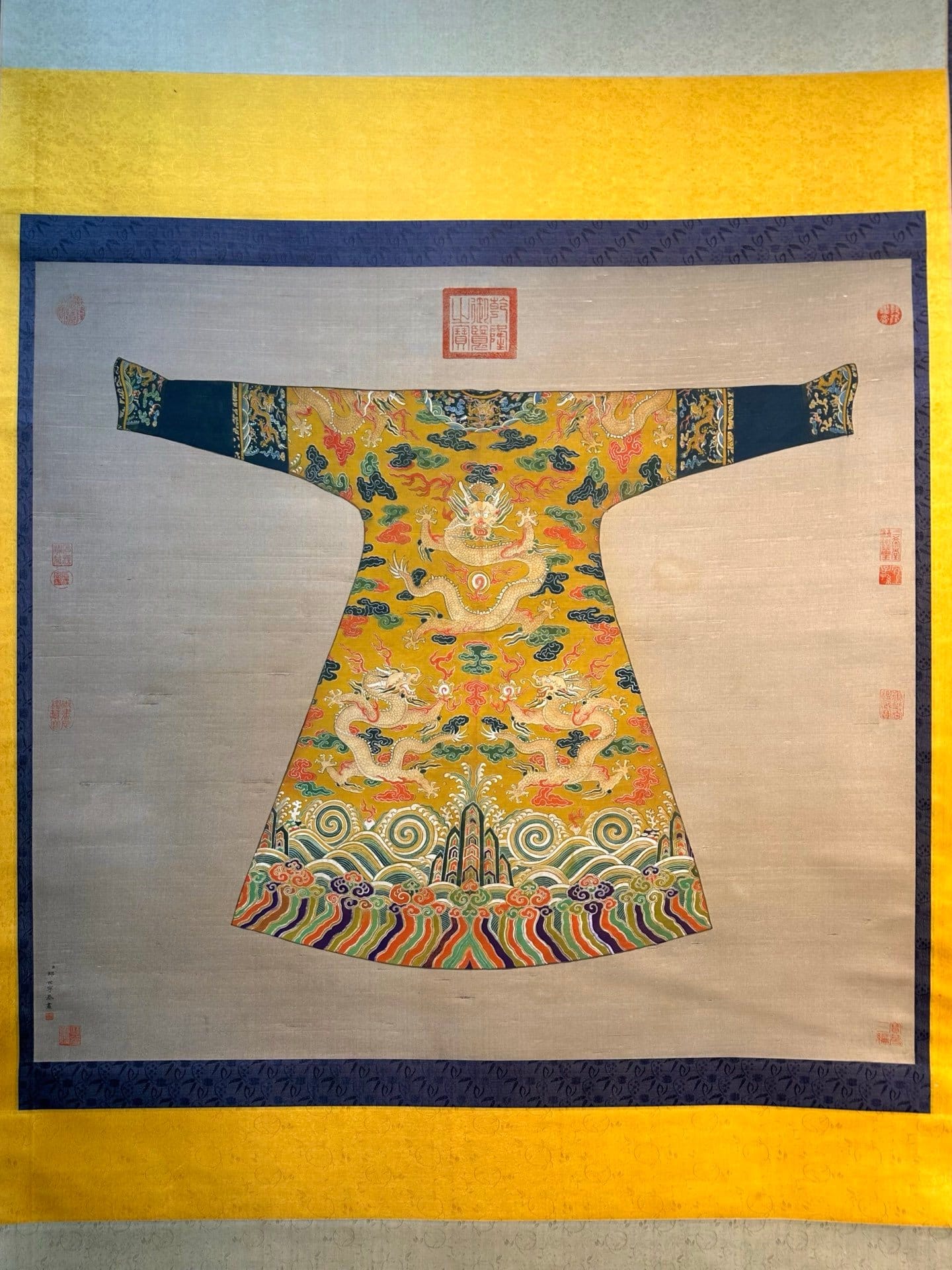 Chinese scroll painting Giuseppe