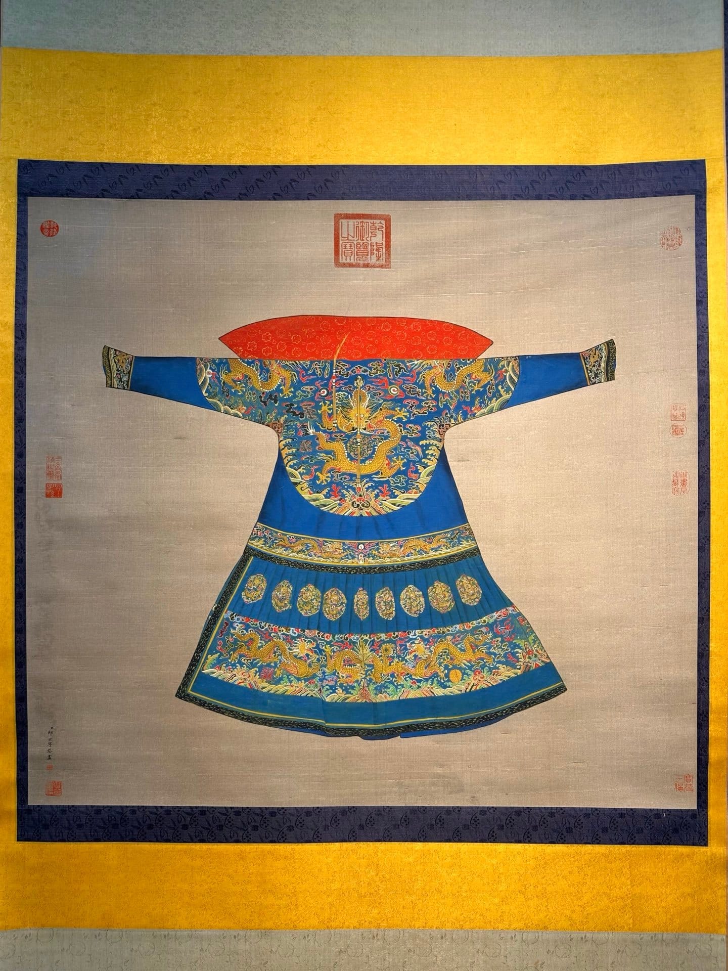 Chinese scroll painting Giuseppe