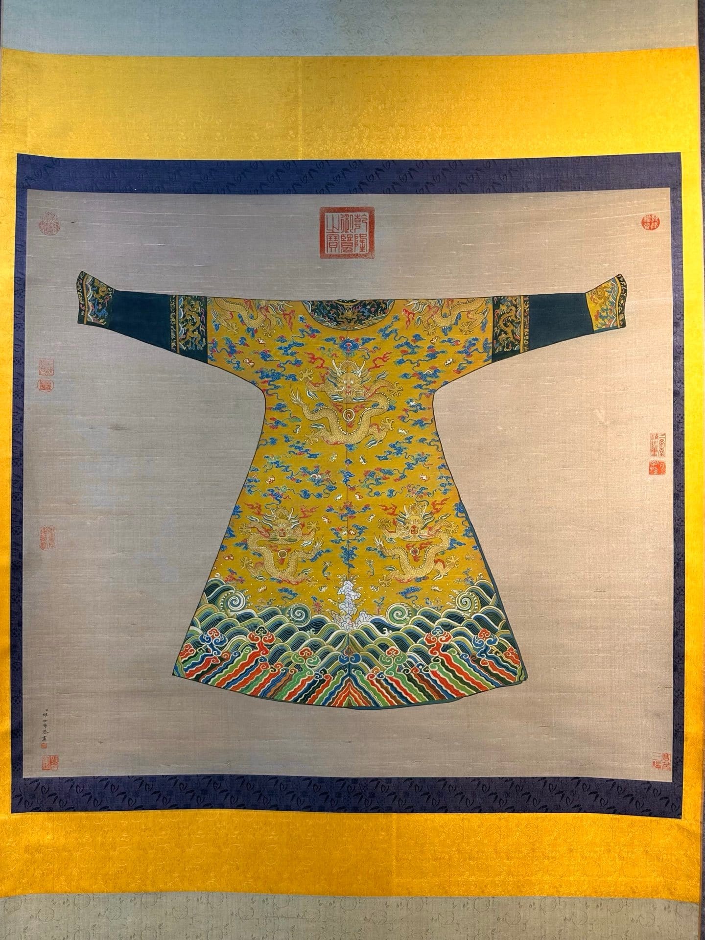 Chinese scroll painting Giuseppe