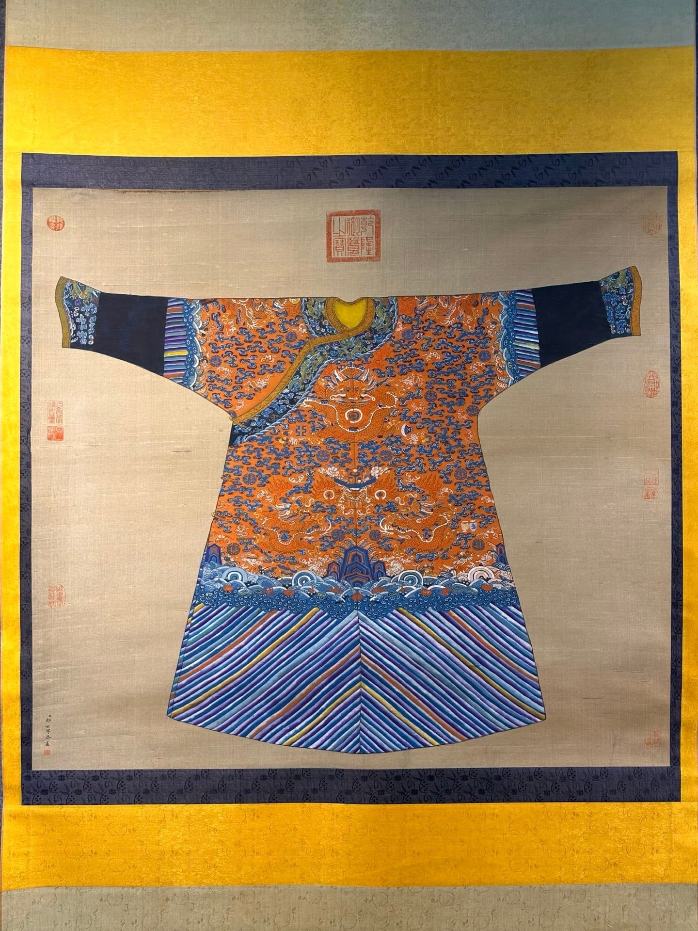 Chinese scroll painting Giuseppe