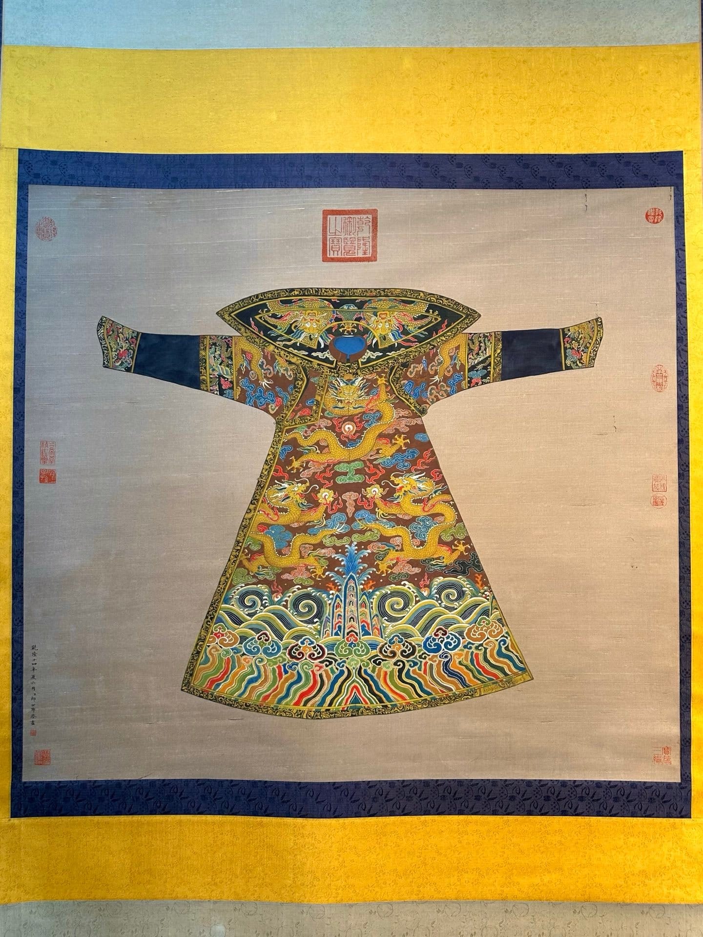 Chinese scroll painting Giuseppe