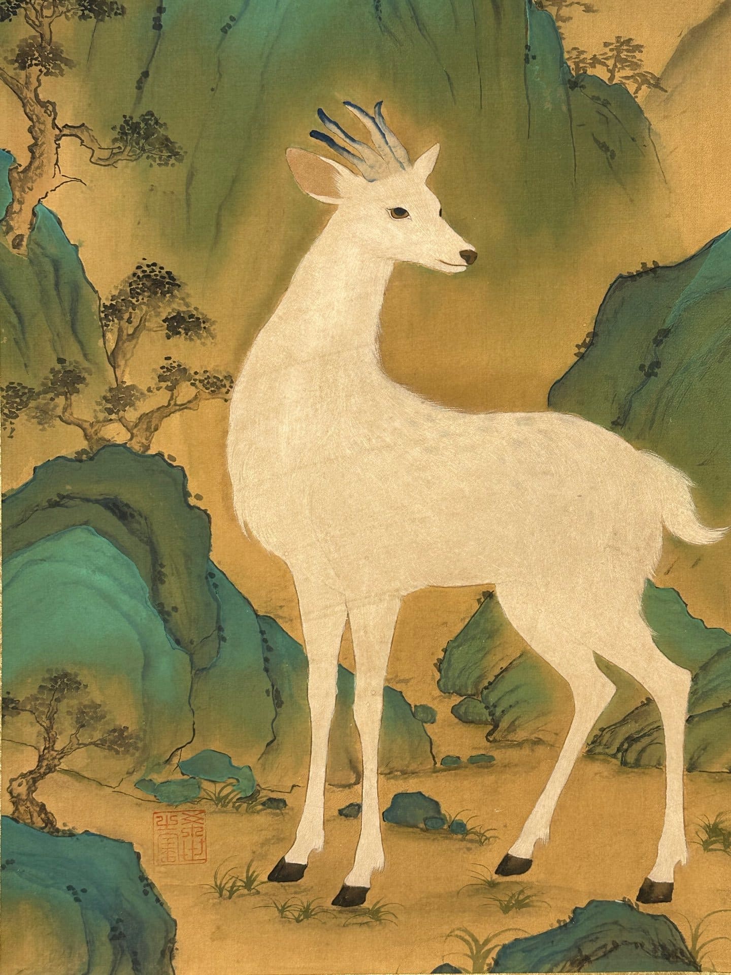 Chinese scroll painting Renhuang clan