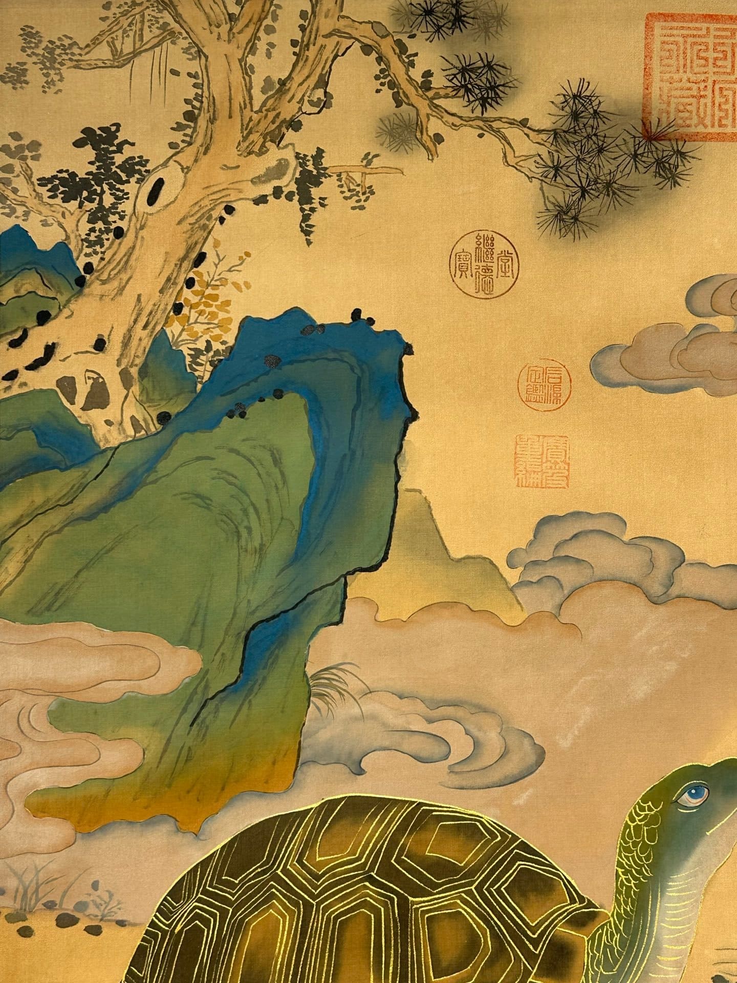Chinese scroll painting Huangdi