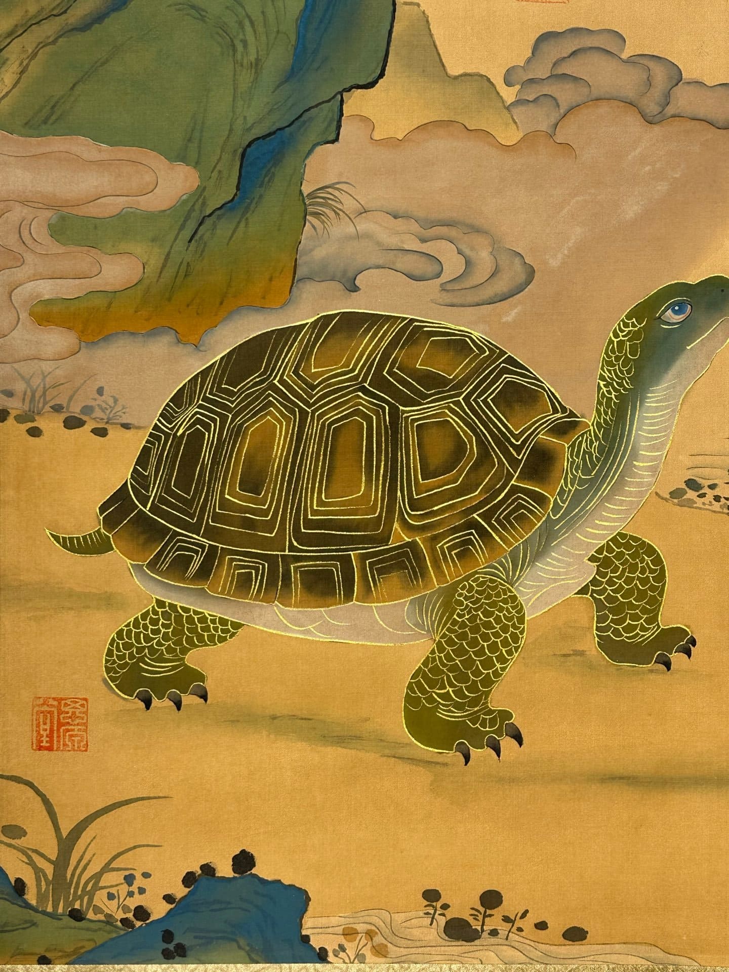 Chinese scroll painting Huangdi