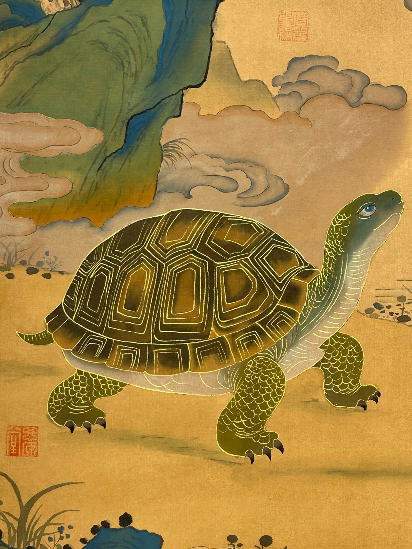 Chinese scroll painting Huangdi