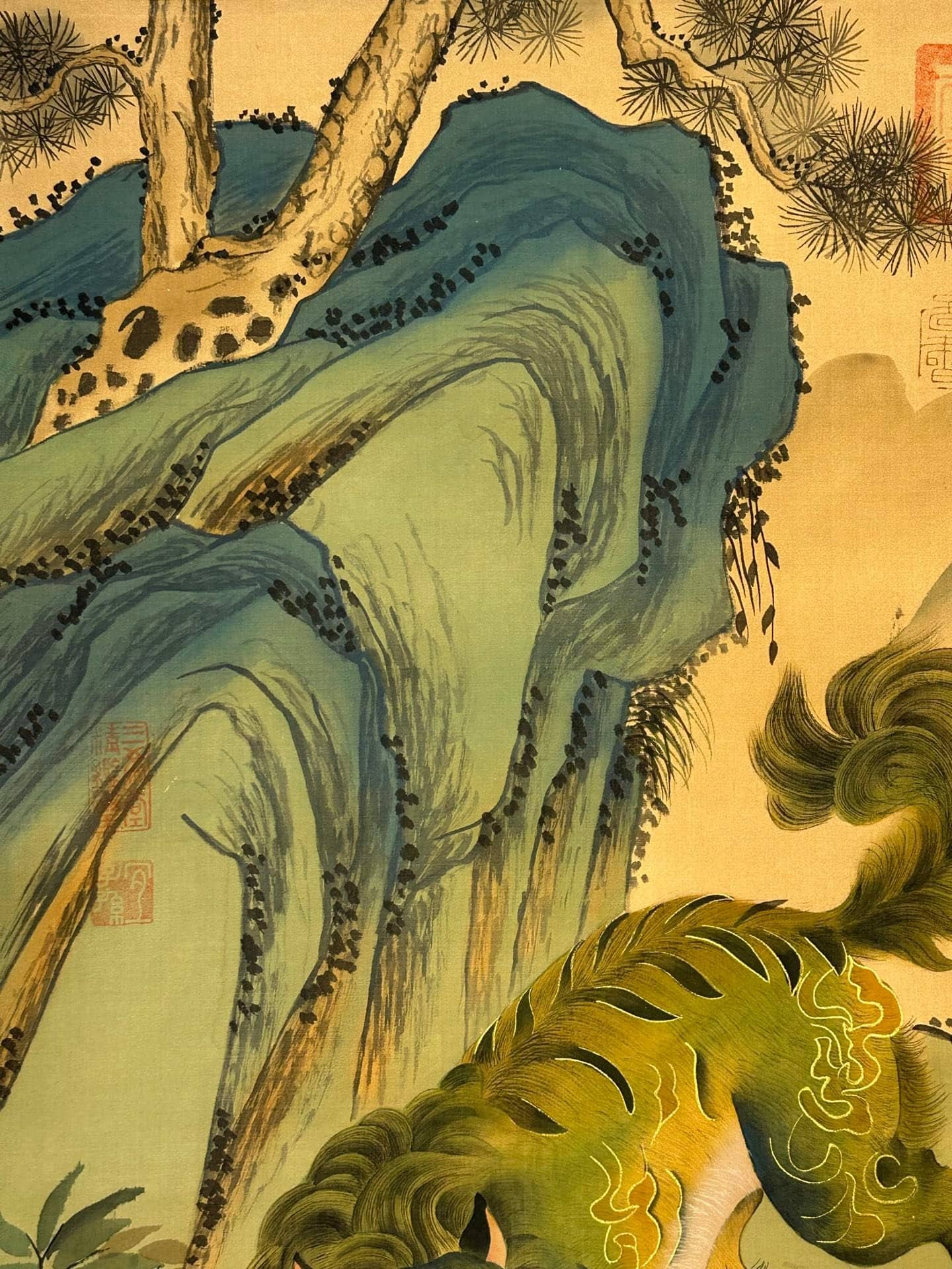 Chinese scroll painting Wang Huo