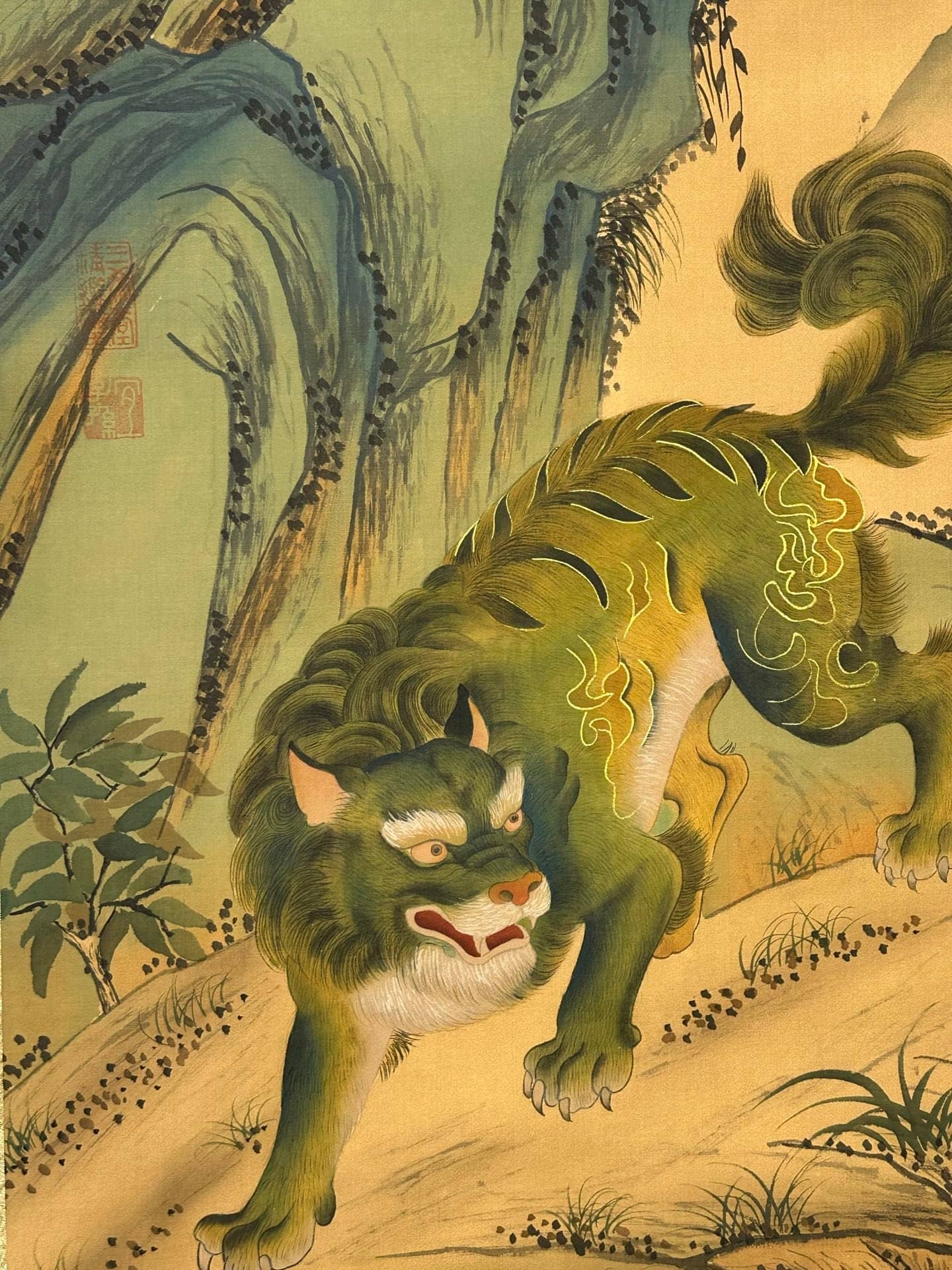Chinese scroll painting Wang Huo