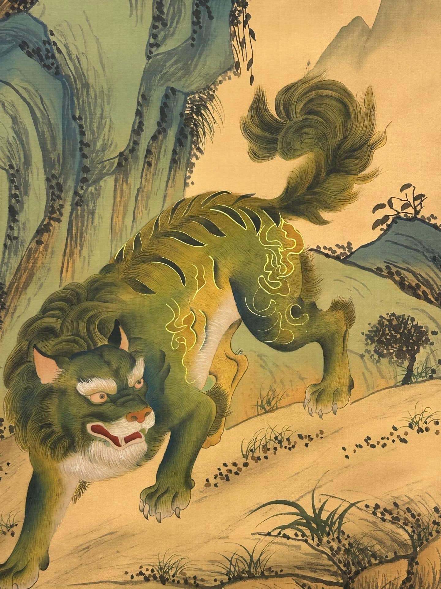 Chinese scroll painting Wang Huo
