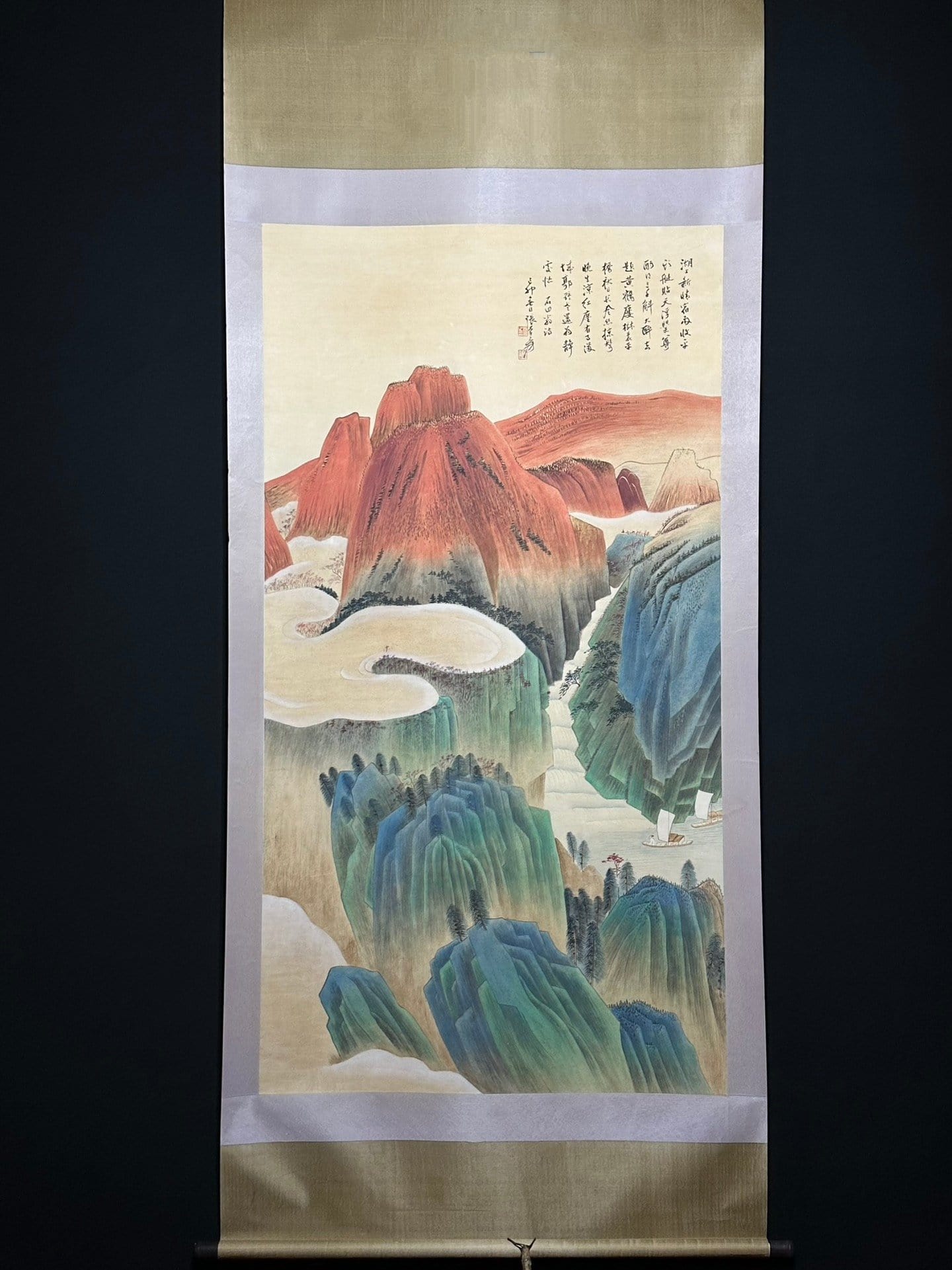 Chinese scroll painting Zhang Daqian