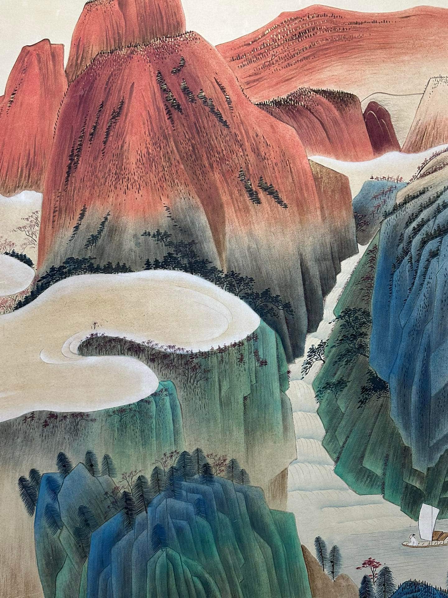 Chinese scroll painting Zhang Daqian