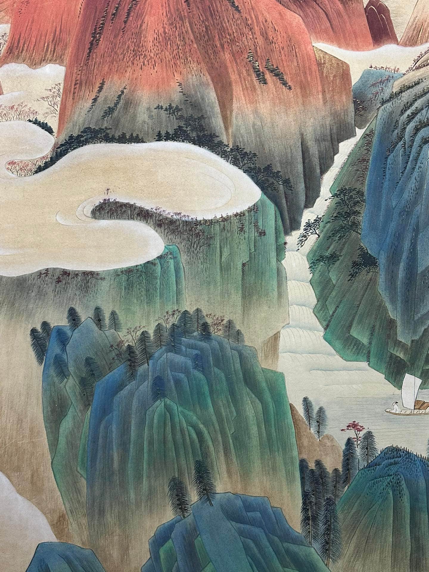 Chinese scroll painting Zhang Daqian