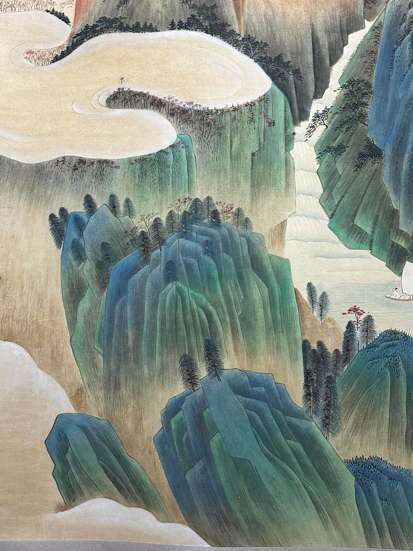 Chinese scroll painting Zhang Daqian