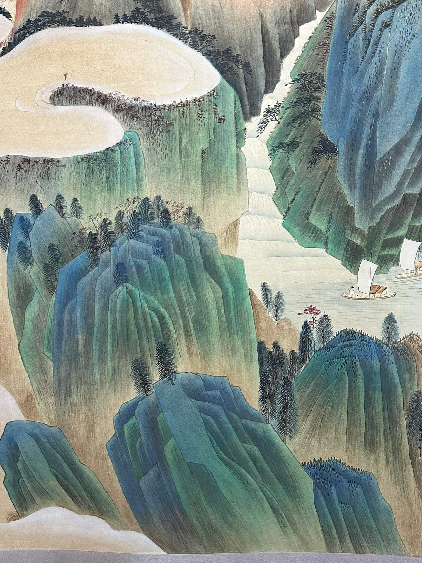 Chinese scroll painting Zhang Daqian