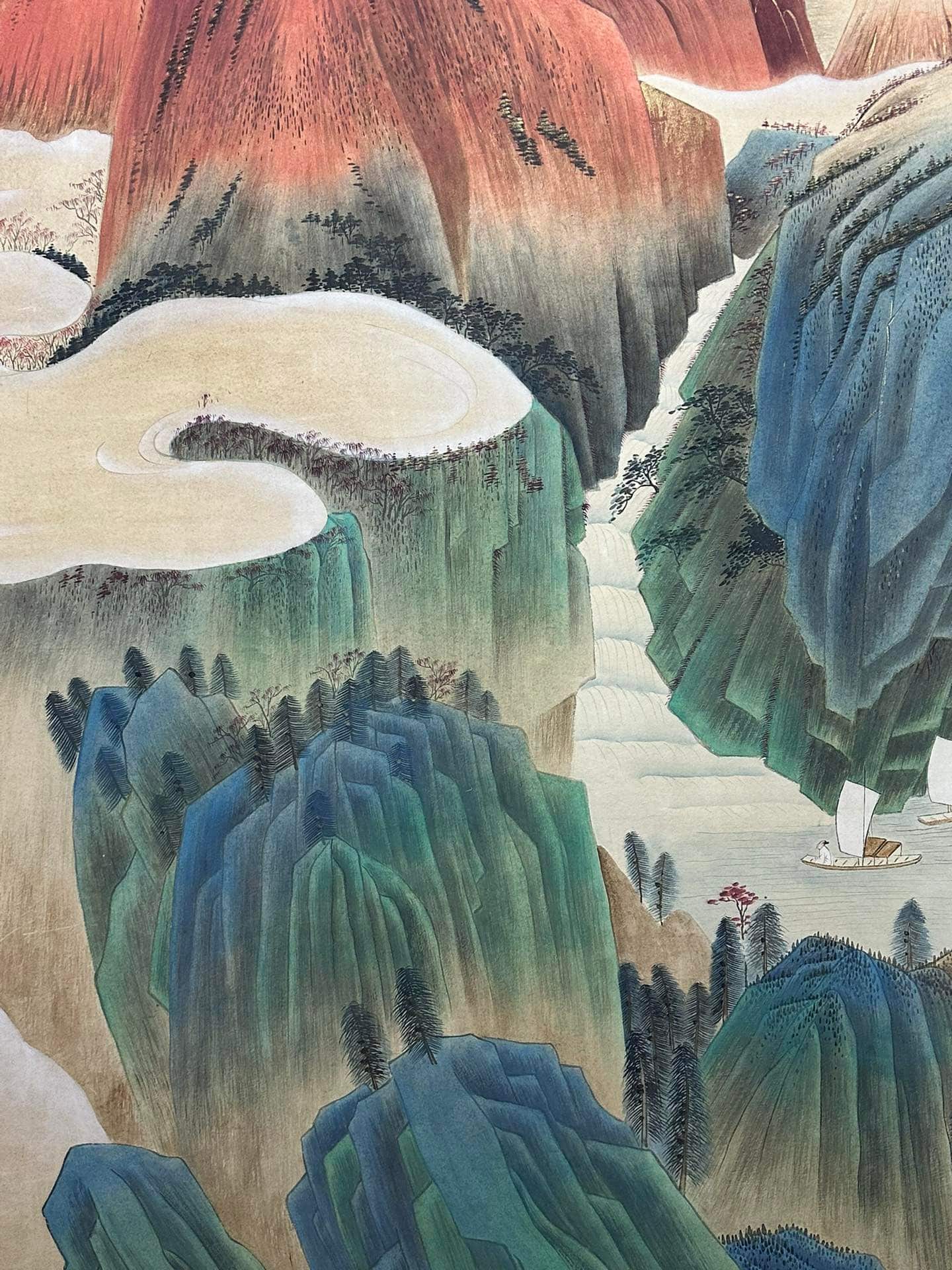 Chinese scroll painting Zhang Daqian