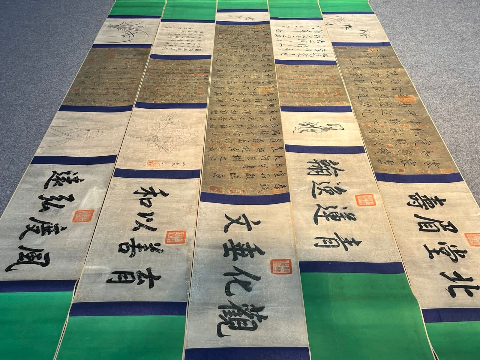 Chinese scroll painting Song Huizong