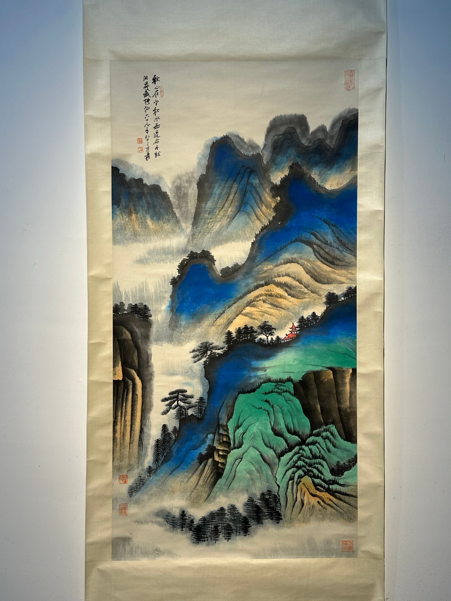 Chinese scroll painting Zhang Daqian