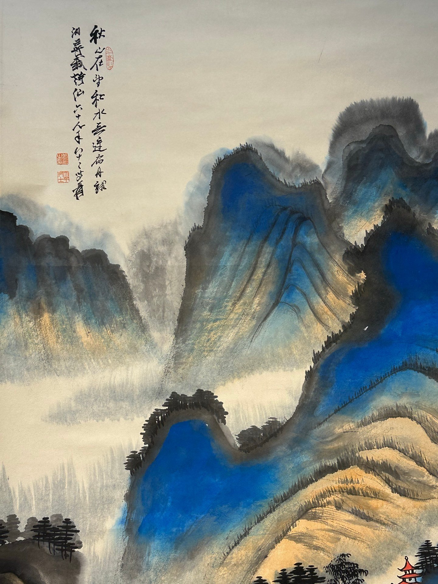Chinese scroll painting Zhang Daqian