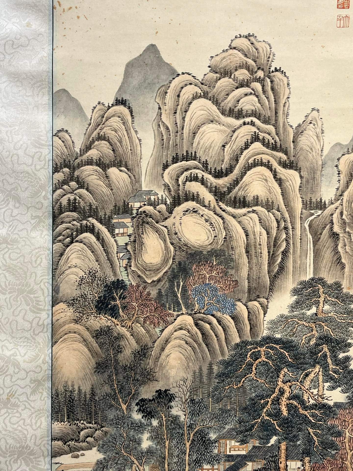Chinese scroll painting Zhang Daqian